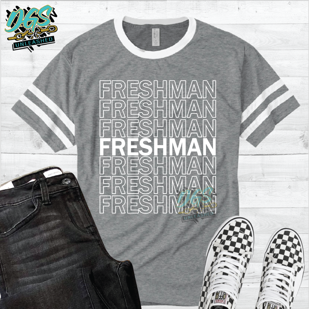 Freshmen on Repeat SVG, PNG, DXF, EPS-Instant Digital Download