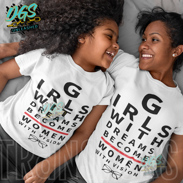 Girls with Dreams (SCREEN PRINT TRANSFER ONLY!!)