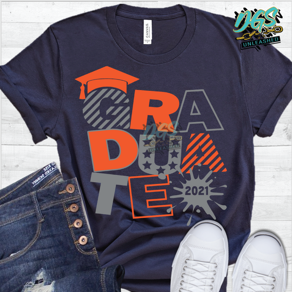 Graduate 2021 SVG, DXF, PNG, and EPS Cricut-Silhouette Instant Digital Download