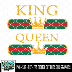 Conjunto Gucci King - Gucci Queen - Megaphone - Loja Online de T