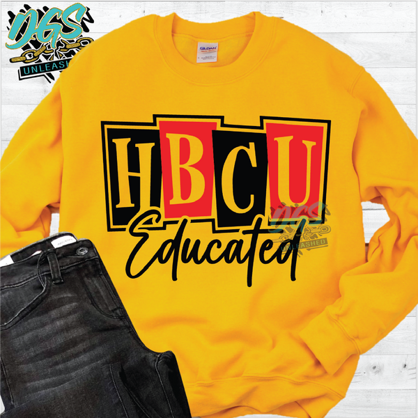 HBCU Educated SVG, DXF, PNG, and EPS Cricut-Silhouette Instant Digital Download