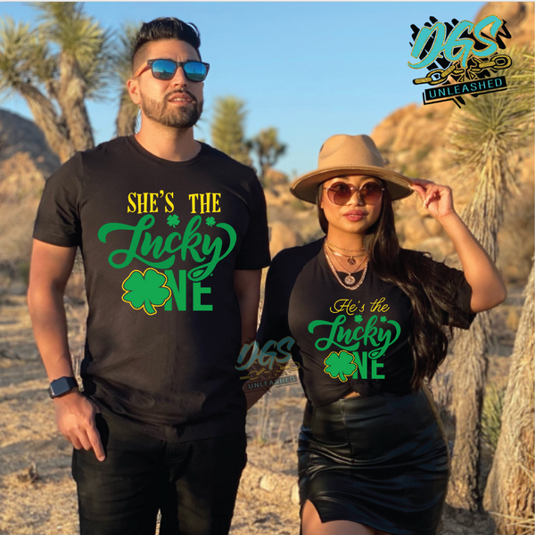 He/She's The Lucky One SVG, DXF, PNG, and EPS Cricut-Silhouette Instant Digital Download