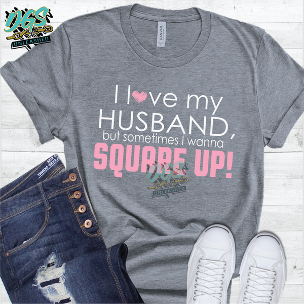 I Love My Husband- Square Up SVG, PNG, DXF, EPS-Instant Digital Download