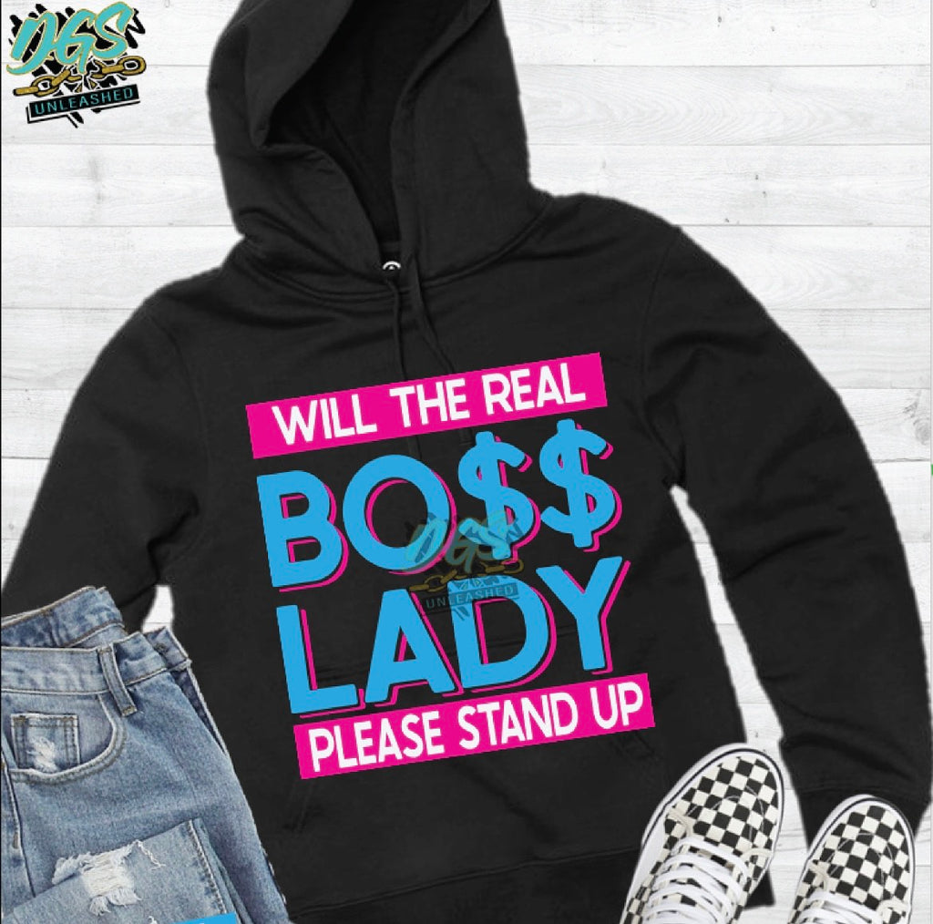 Real Boss Ladies Stand Up SVG, DXF, PNG, and EPS Cricut-Silhouette Instant Digital Download