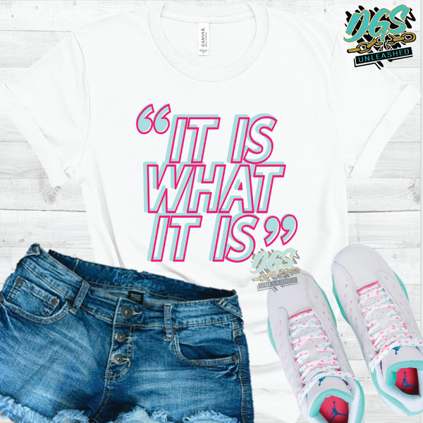 It is What it Is SVG, DXF, PNG, and EPS Cricut-Silhouette Instant Digital Download