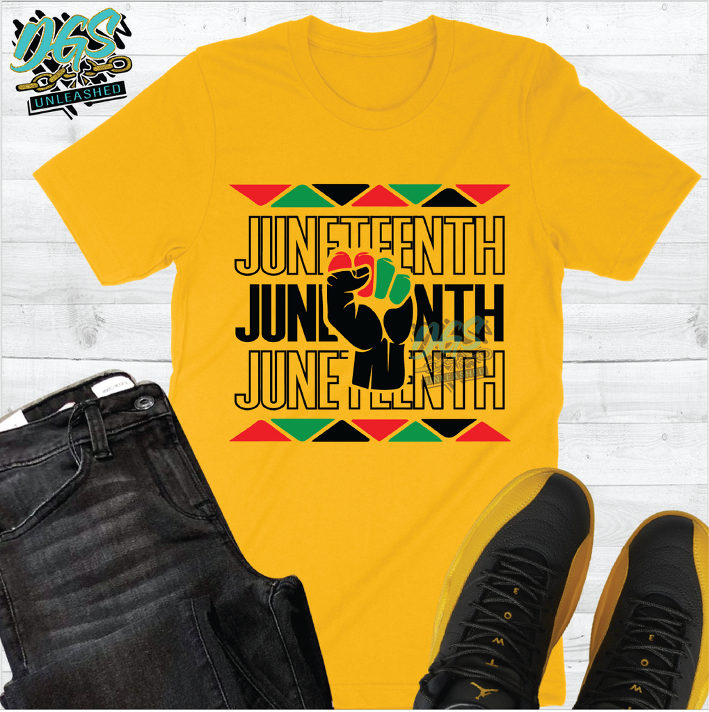 Juneteenth Repeat SVG, DXF, PNG, and EPS Cricut-Silhouette Instant Digital Download
