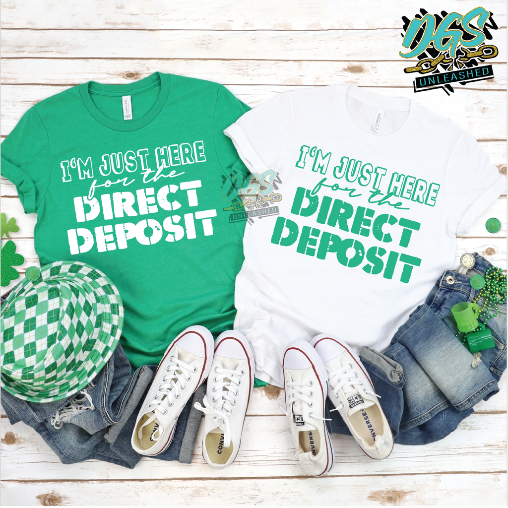 Direct Deposit SVG, DXF, PNG, and EPS Cricut-Silhouette Instant Digital Download
