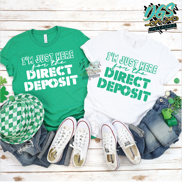 Direct Deposit SVG, DXF, PNG, and EPS Cricut-Silhouette Instant Digital Download