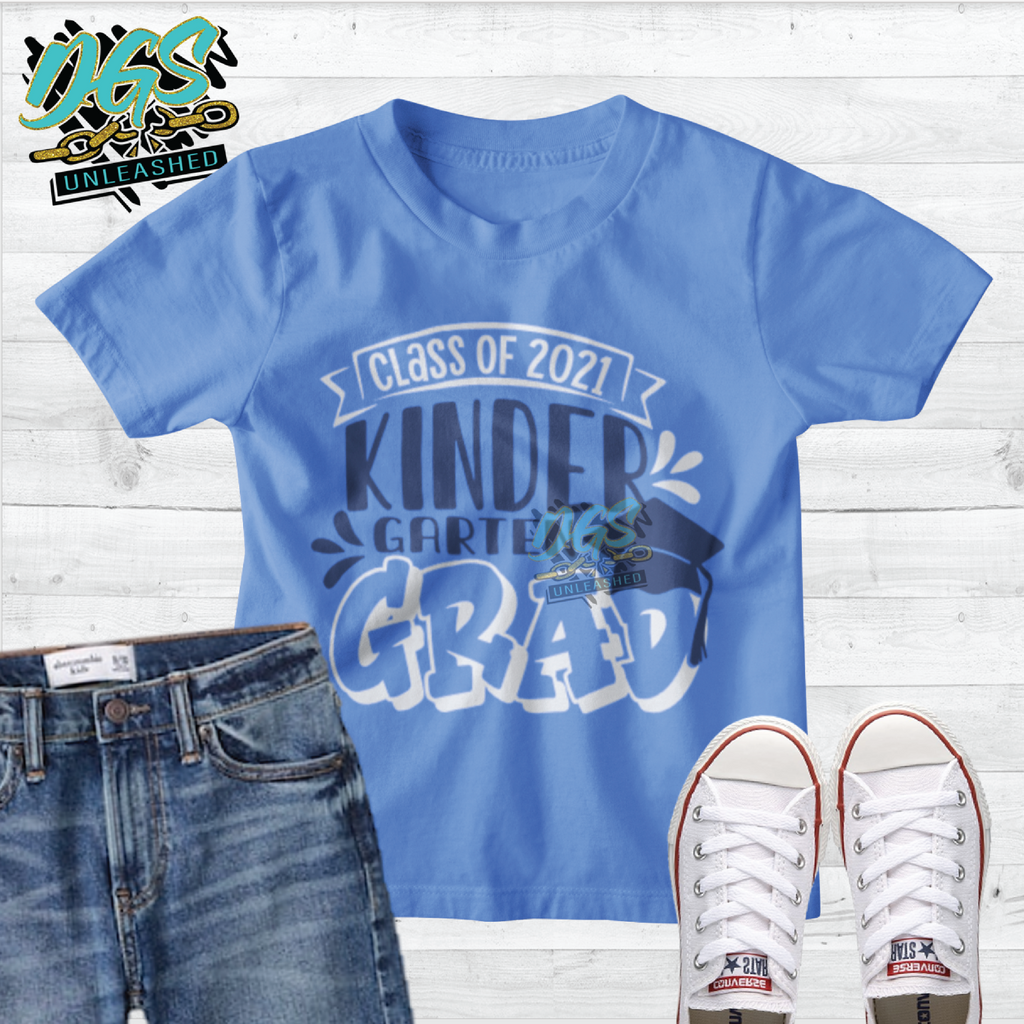 Kindergarten Grad, Class of 2021 SVG, DXF, PNG, and EPS Cricut-Silhouette Instant Digital Download