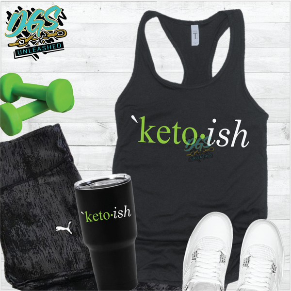 Keto-ish SVG, PNG, DXF, EPS-Instant Digital Download