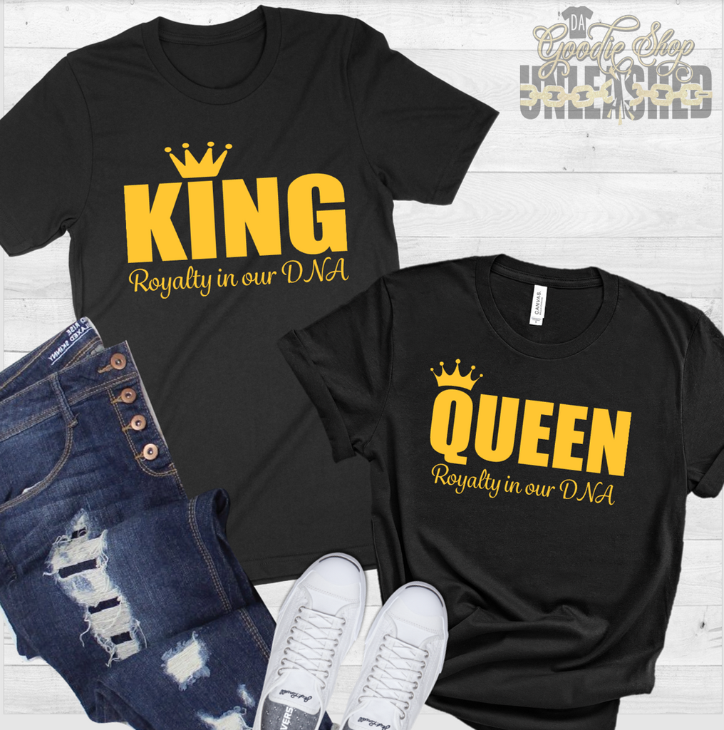 King and Queen Royalty in DNA Digital Design File