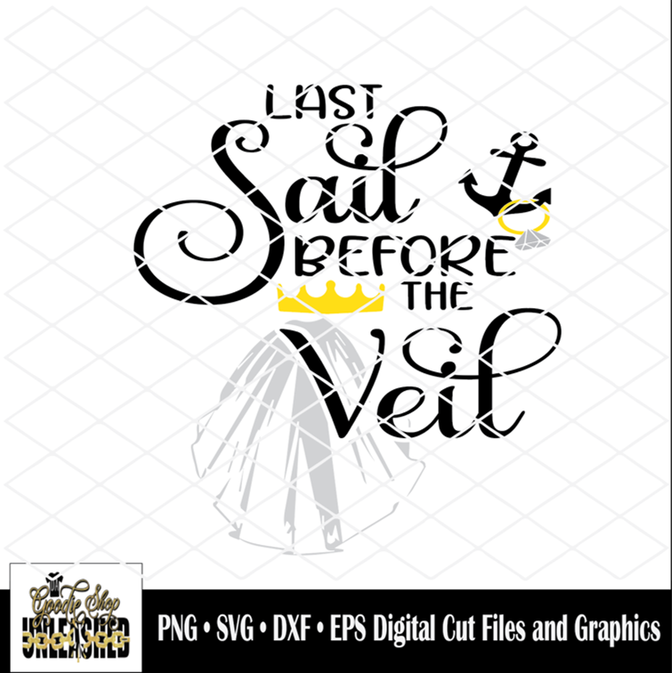 Last Sail before the Veil SVG, DXF, EPS, and PNG Digital Cut File – Da ...