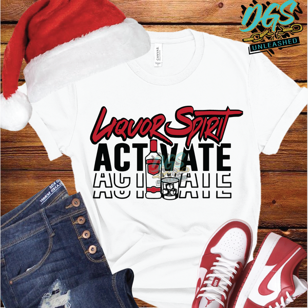 Liquor Spirit Activate SVG, DXF, PNG, and EPS Cricut-Silhouette Instant Digital Download