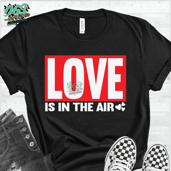 Love is In the Air, Valentine SVG, DXF, PNG, and EPS Cricut-Silhouette Instant Digital Download