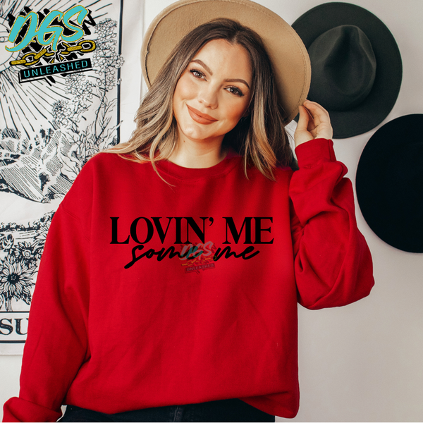 Lovin' Me Some Me Black SVG, DXF, PNG, and EPS Digital Files