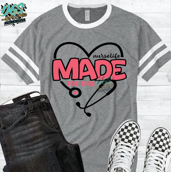 Made for This #Nurse Life SVG, DXF, PNG, and EPS Cricut-Silhouette Instant Digital Download