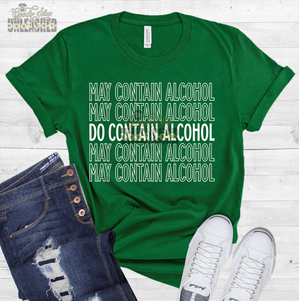 May Contain Alcohol on Repeat Digital Design File