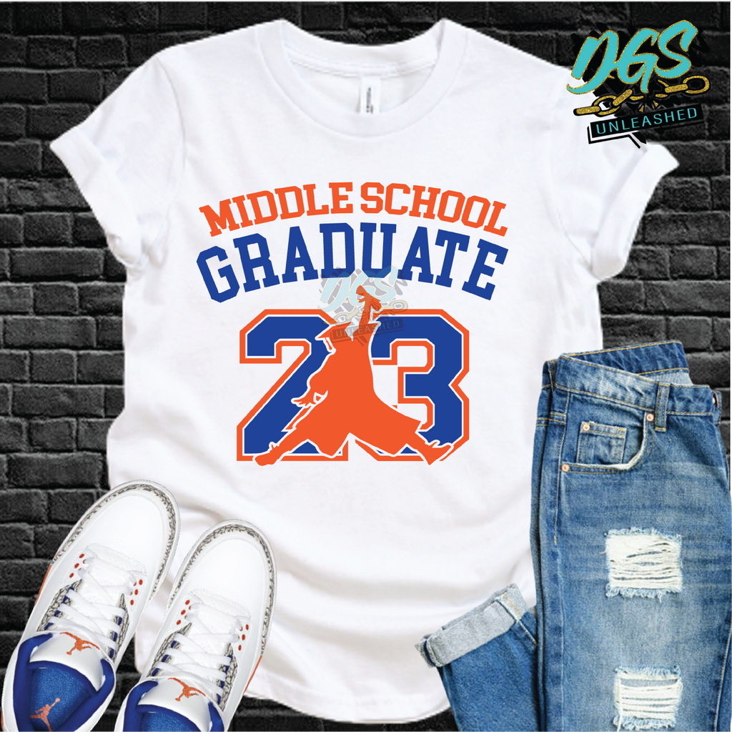 Middle School Graduate 23 SVG, DXF, PNG, and EPS Digital Files