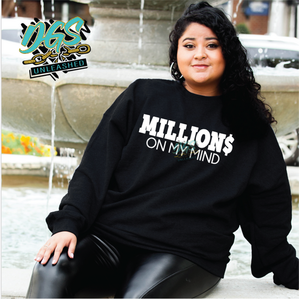 Millions on My Mind SVG, DXF, PNG, and EPS Cricut-Silhouette Instant Digital Download