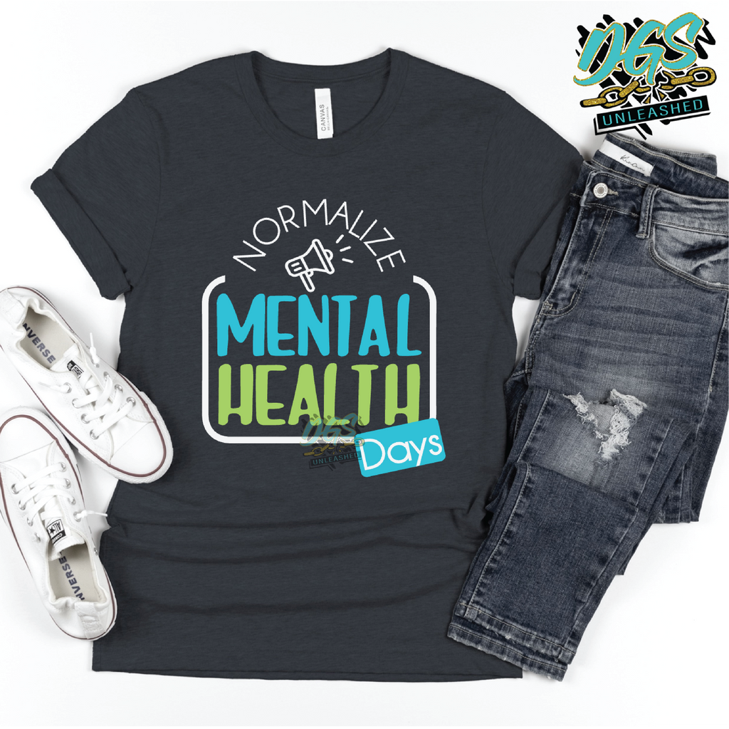 Normalize Mental Health Days SVG, DXF, PNG, and EPS Digital Files