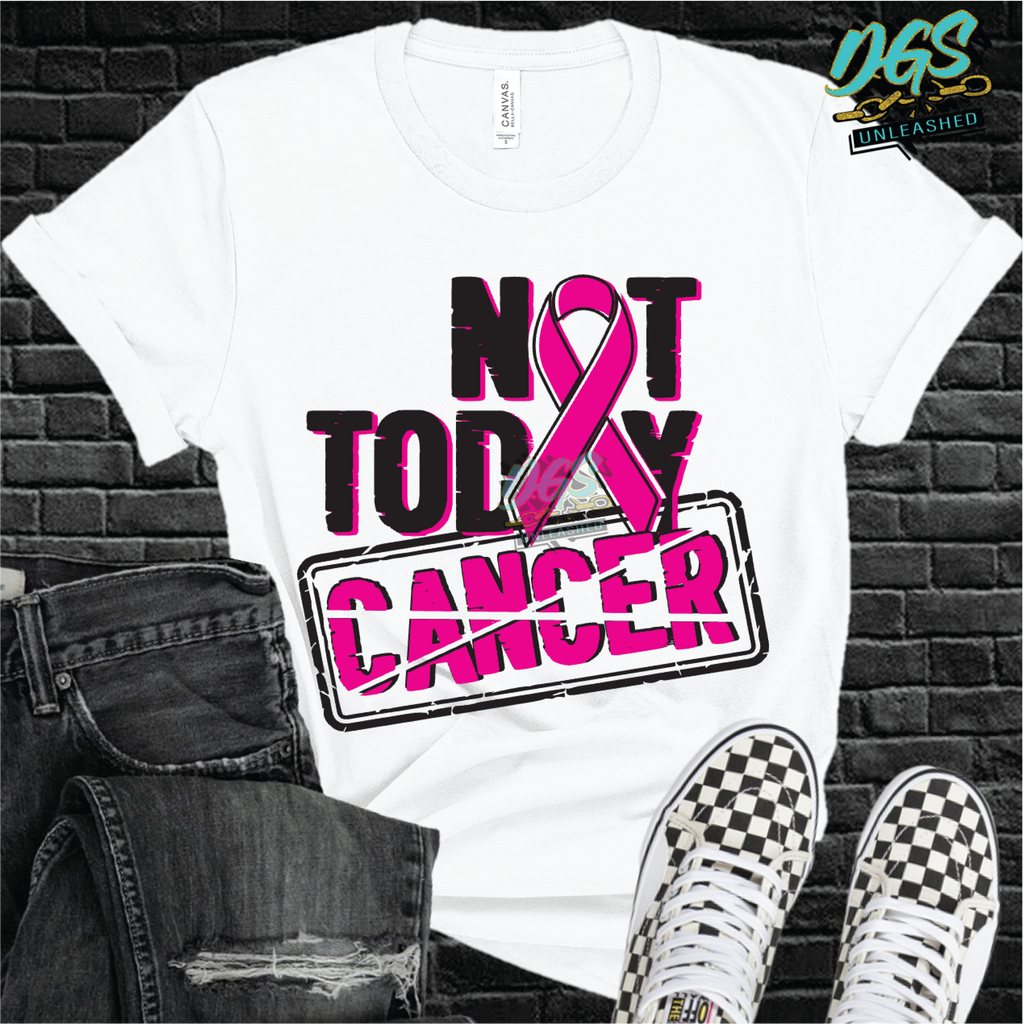 Not Today Cancer SVG, PNG, DXF, EPS-Instant Digital Download