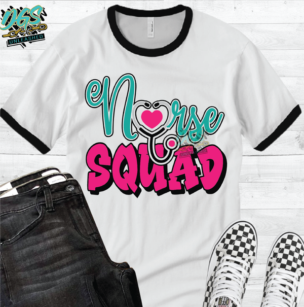 Nurse Squad SVG, DXF, PNG, and EPS Cricut-Silhouette Instant Digital Download
