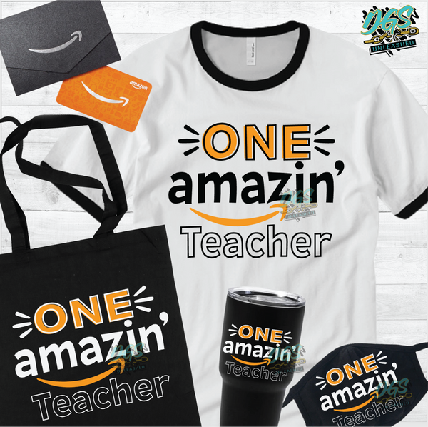 One Amazin' Teacher (And Other School Professionals) SVG, DXF, PNG, and EPS Cricut-Silhouette Instant Digital Download