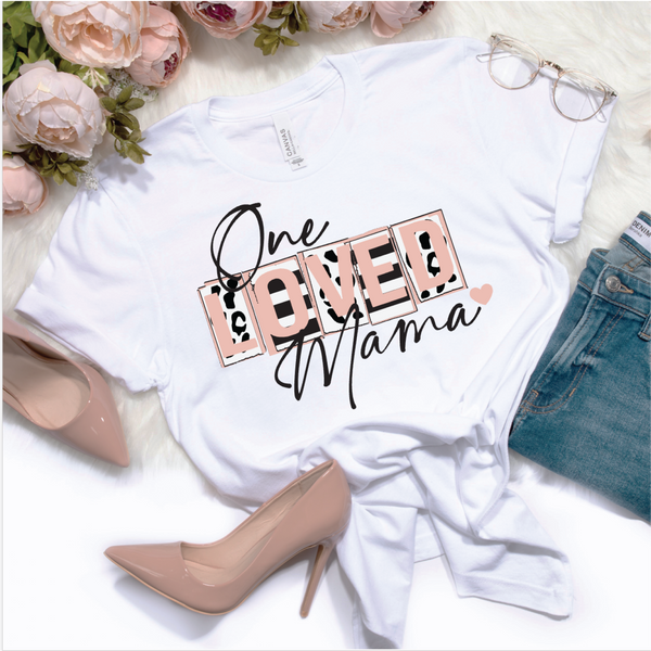 One Loved Mama SVG, DXF, PNG, and EPS Cricut-Silhouette Instant Digital Download