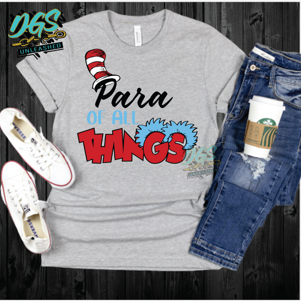 Para of All Things SVG, DXF, PNG, and EPS Cricut-Silhouette Instant Digital Download