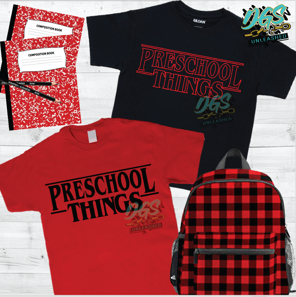 Preschool Things SVG, PNG, DXF, EPS-Instant Digital Download