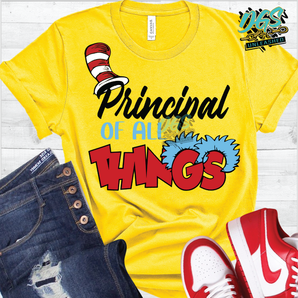Principal of All Things SVG, PNG, DXF, EPS-Instant Digital Download
