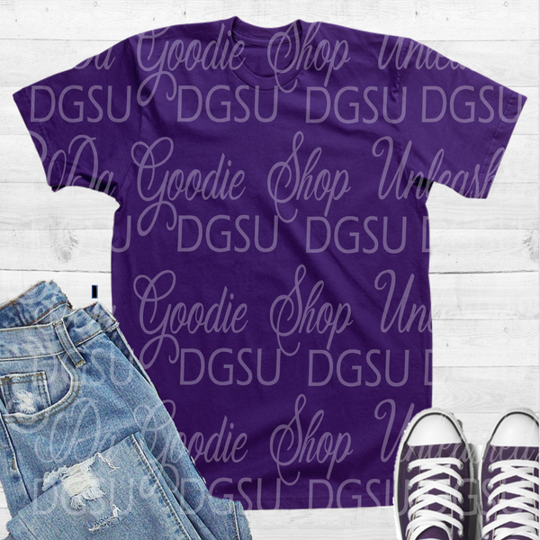 Purple Tee Shirt Mockup