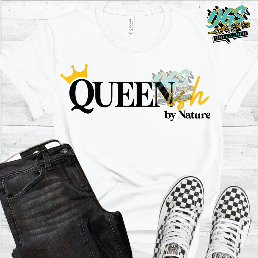 Queenish by Nature SVG, DXF, PNG, and EPS Digital Files