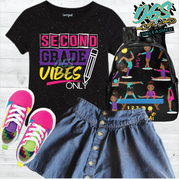 Second Grade Vibes SVG, PNG, DXF, EPS-Instant Digital Download