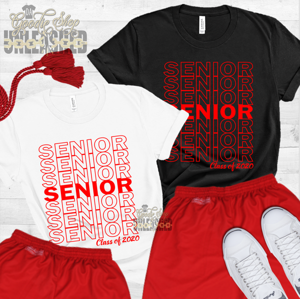 Class of 2020 Senior on Repeat Digital Cut File