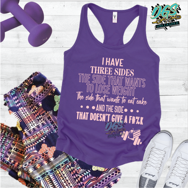 3 Sides-Pink (SCREEN PRINT TRANSFER ONLY!!)