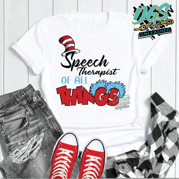 Speech Therapist of All Things SVG, DXF, PNG, and EPS Digital Files