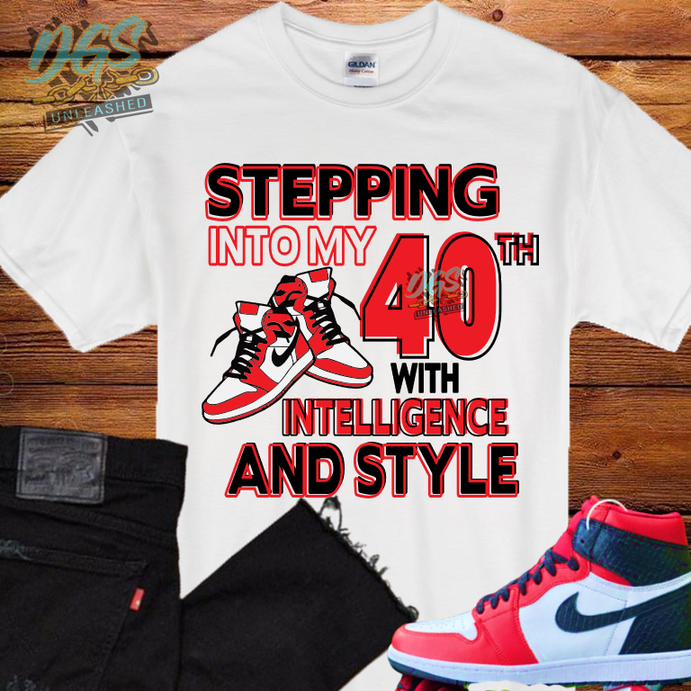Stepping into Age Sneakers SVG, DXF, PNG, and EPS Digital Files