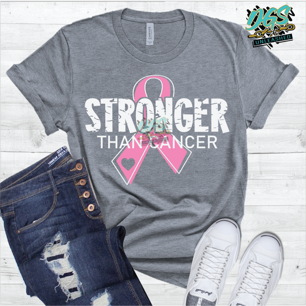 Stronger than Cancer SVG, PNG, DXF, EPS-Instant Digital Download