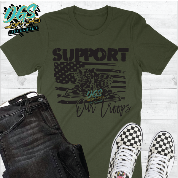 Support Our Troops SVG, PNG, DXF, EPS-Instant Digital Download