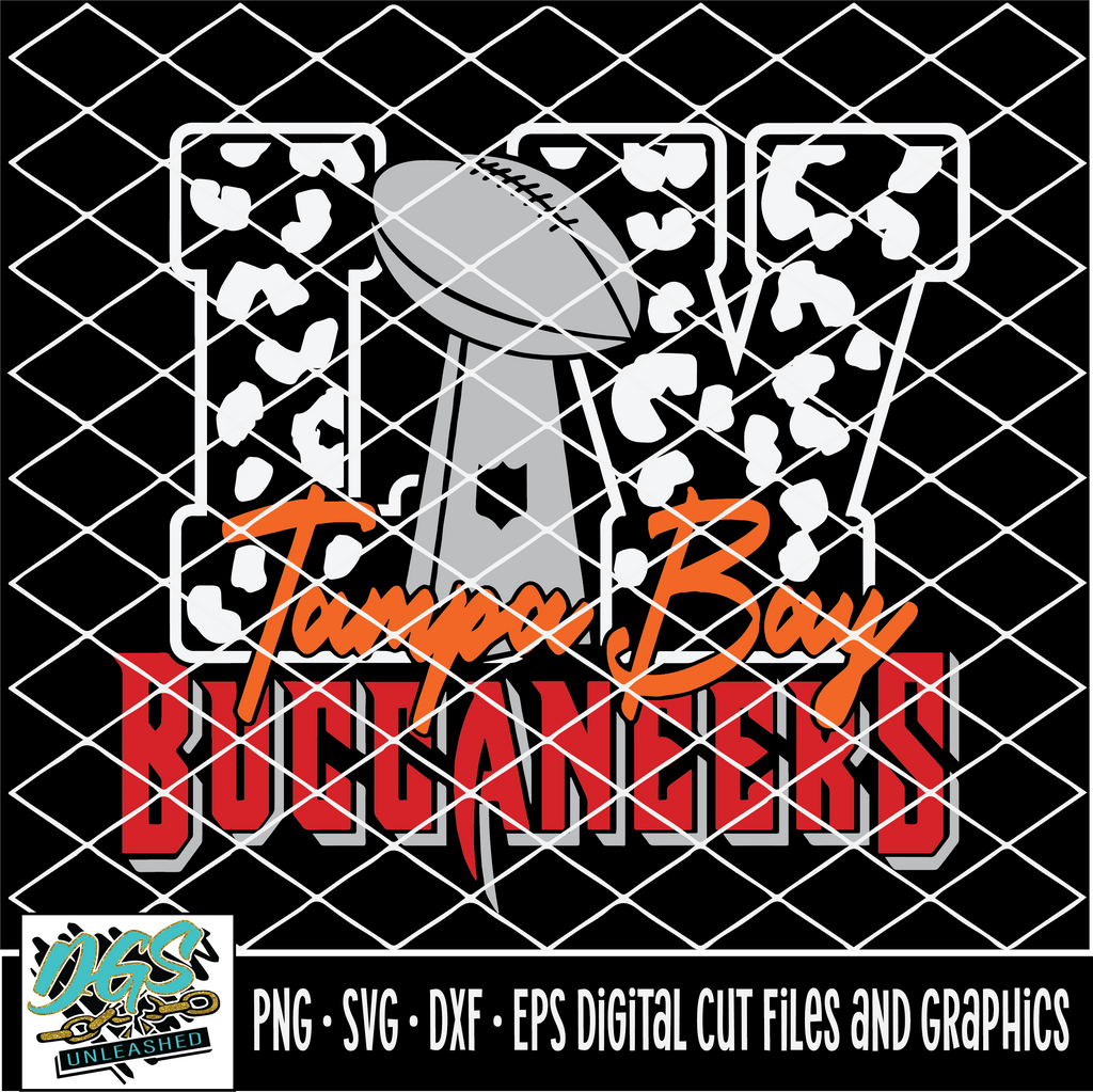 Tampa Bay Buccaneers 2021 Super Bowl SVG Graphic for Cricut