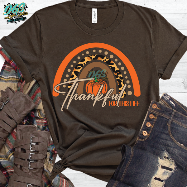 Thankful For This Life SVG, PNG, DXF, EPS-Instant Digital Download