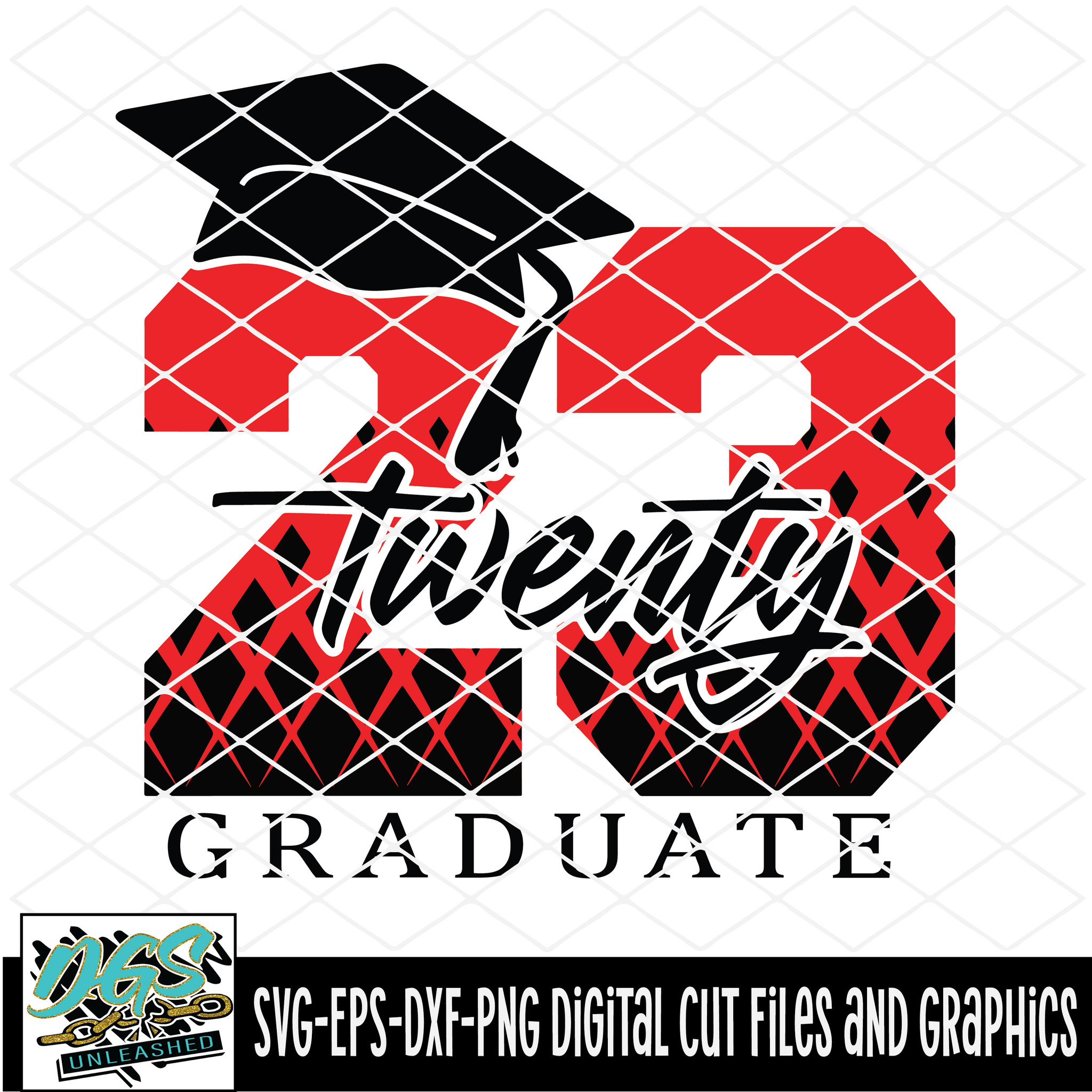 Twenty 23 Graduate SVG, DXF, PNG, and EPS Digital Files – Da Goodie ...