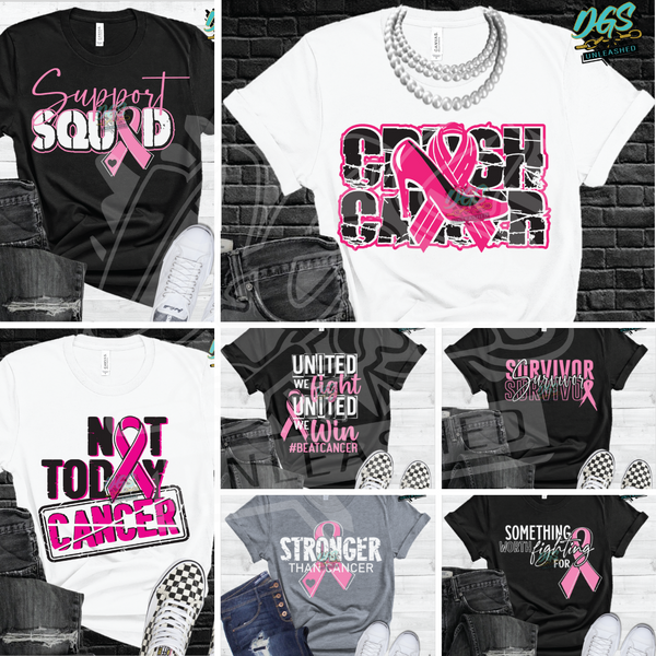 Breast Cancer Awareness Bundle 2021!  SVG, DXF, PNG, and EPS Cricut-Silhouette Instant Digital Download
