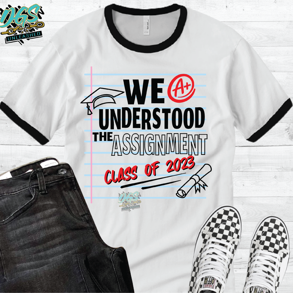 We Understood the Assignment 2023 SVG, DXF, PNG, and EPS Cricut-Silhouette Instant Digital Download