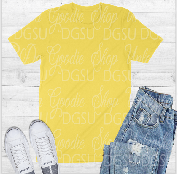 Yellow Shirt Mockup